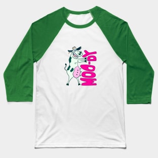 funny cow moody Baseball T-Shirt